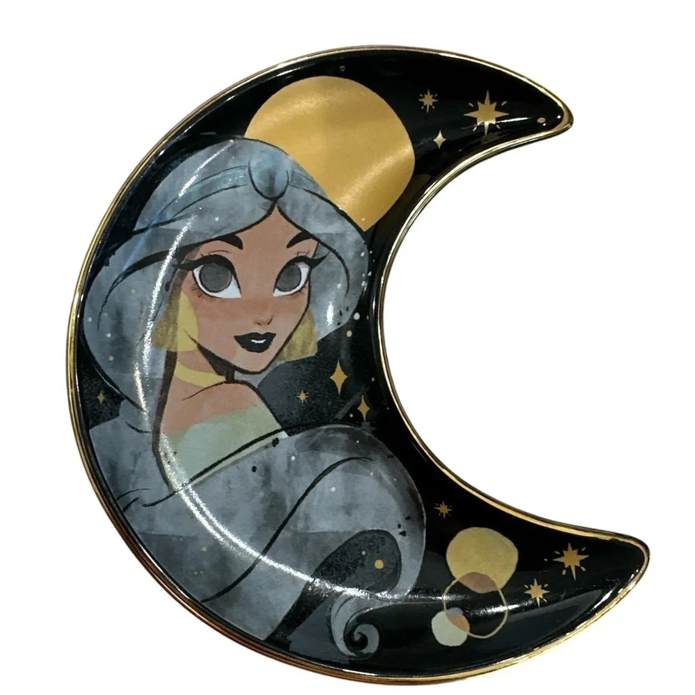 DISNEY ALADDIN JASMINE CRESCENT MOON VANITY TRAY NEW